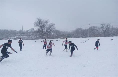 Snow Rugby Tournament Kicks Off In Kabul Khaama Press