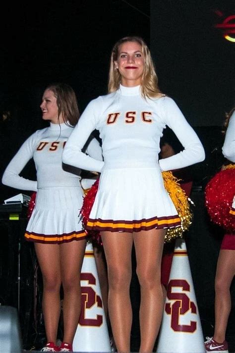 Cheerleader Pantyhose Usc Trojans Football College Cheer Cheerleading Pictures Cheer Outfits
