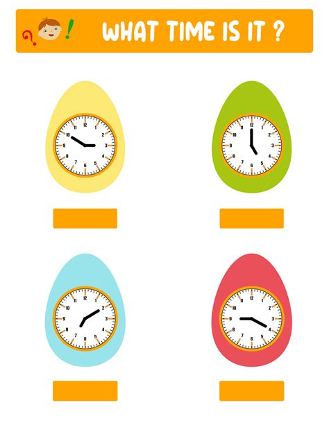 What time is it. Learning time on the clock. Educational activity