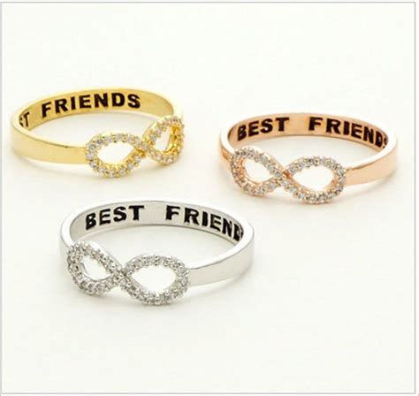 Infinity Best Friends Ring Size US 7 Etsy Australia Best Friend