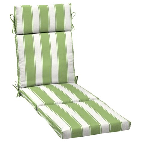 better homes and gardens green stripe 72 x 21 in outdoor chaise lounge cushion with enviroguard