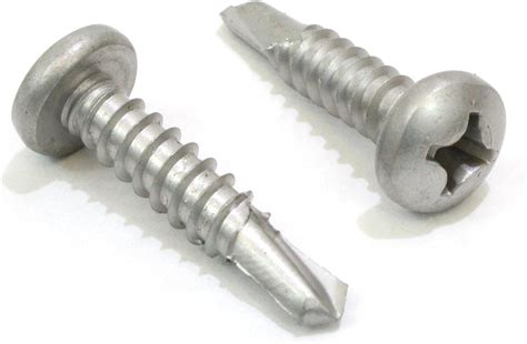 8 X 1 Hex Head Sheet Metal Screws Self Tapping Stainless Steel Qty