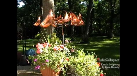Copper Kinetic Sculpture Sails Youtube