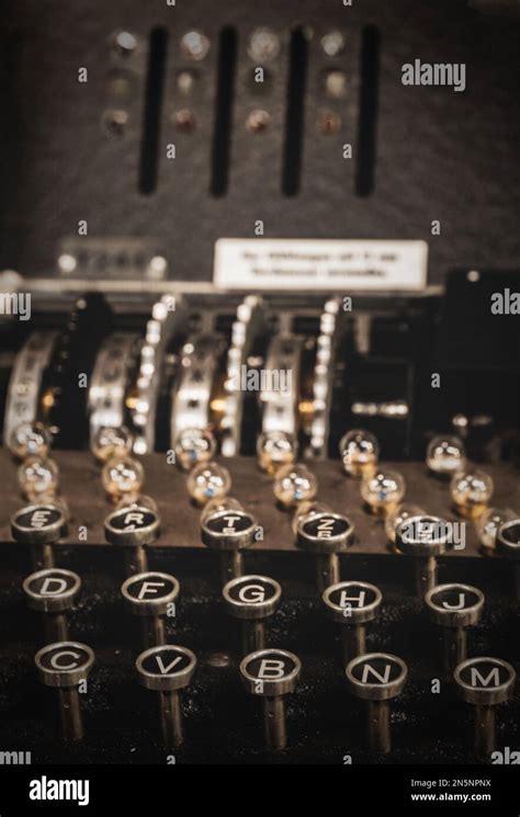Rare German World War Ii Enigma Machine Keyboard Bulbs And