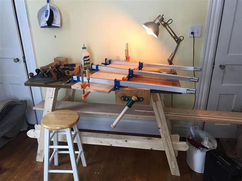 Finished My Small Moravian Workbench For My Spare Bedroom Hand Tool