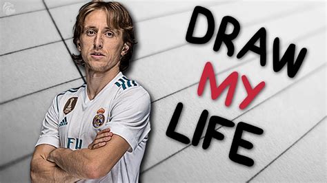 Draw My Life Luka Modrić A Historia Desenhada Do Craque Youtube