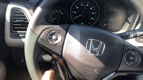 Honda Hr V How To Adjust The Steering Wheel Height Youtube