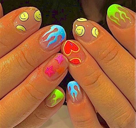 Pin By Ellie On ★aesthetic Swag Nails Nails Funky Nails