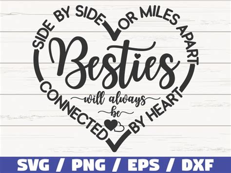 Besties SVG / Cut File / Cricut / Commercial Use / Silhouette - Etsy
