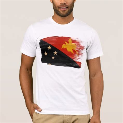Papua New Guinea Flag T Shirt Zazzle