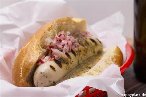Bayrischer Hot Dog Mit Weisswurst Happy Plate