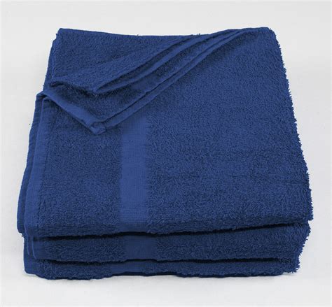 Great savings & free delivery / collection on many items. 24x48 Navy Blue Economy Bath Towels | Texon Athletic Towel
