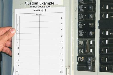 Free Printable Electrical Panel Labels Printable Word Searches