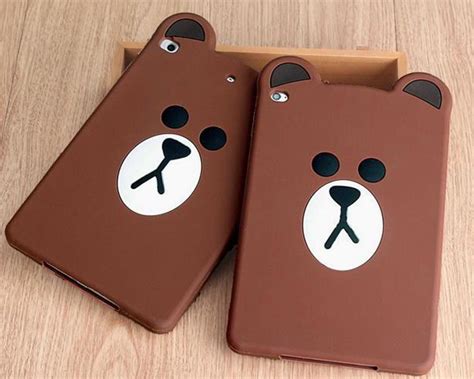 Ipad Mini 1 2 3 4 Cute Bear Cases For Girls 3d Characters