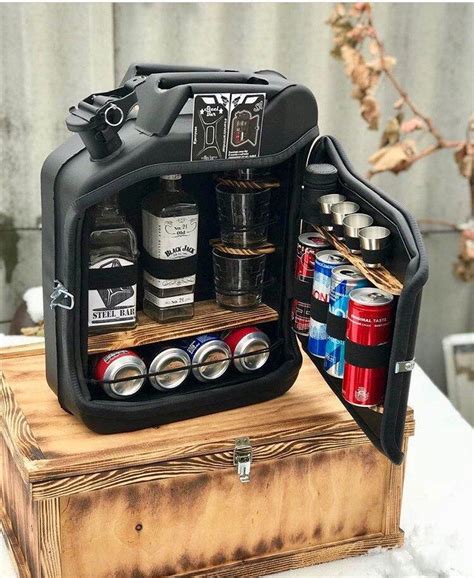 Mini Bar Jerry Can Camping Picnic Fuel Canister New Man Cave Image 0