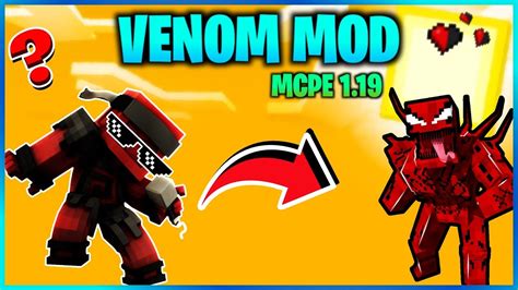Venom Mod For Minecraft Mcpe 119 Mod Minecraft 118 Addon Ace