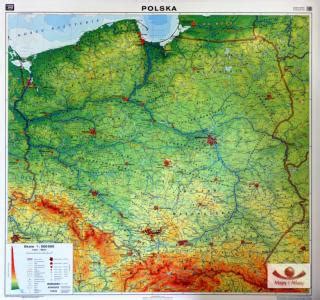 Mapa Polski Geograficzna Mapa