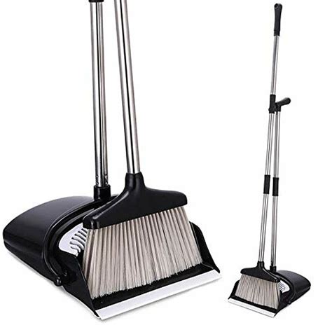 Helogreen Broom And Dustpan Set Ideal For Kitchen Home And Lobby