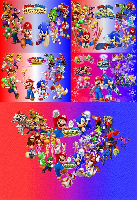 Mario And Sonic Olympic Games 2008 2016 By 9029561 On Deviantart