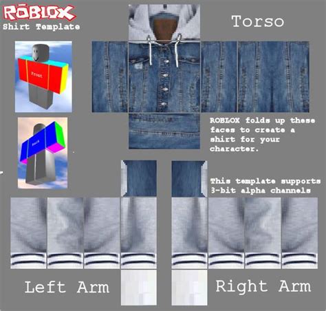 Roblox Jacket Shirt Template