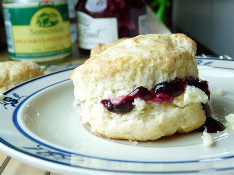 Scones With Clotted Cream And Jam