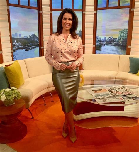 Good Morning Britains Susanna Reid Ageless Beauty In Sexy Latex Skirt