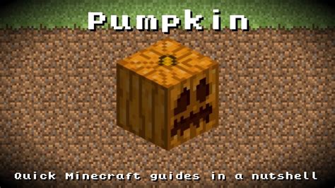 My husband's aunt shared the recipe after she brought this treat to a family party. Minecraft - Pumpkin! Recipe, Item ID, Information! *Up to ...