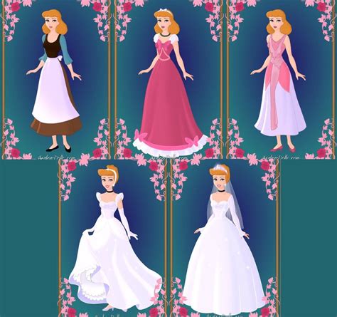 Cinderella By Menolikee On Deviantart Disney Princess Dresses Disney