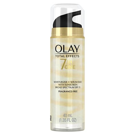 Olay Total Effects Face Moisturizer Serum Duo Spf 15 135 Fl Oz