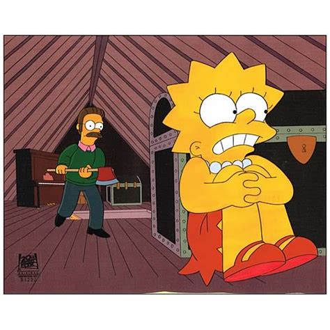 Simpsons Bart Of Darkness Original Production Animation Cel