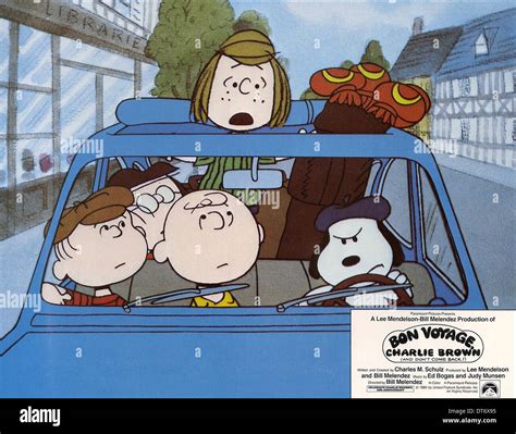 Linus Marcie Peppermint Patty Charlie Brown And Snoopy Bon Voyage Charlie