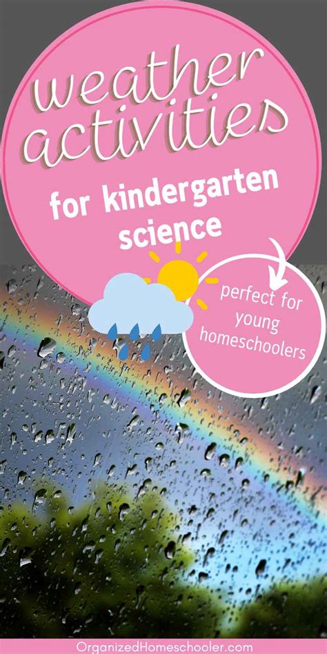 Activities For Weather Lesson Plans For Kindergarten The Organized