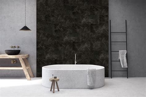 Black Marble Effect Wall Panels Waterproof And Easy Install