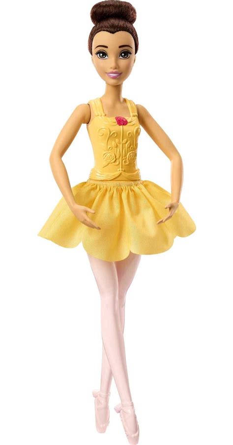 Disney Princess Ballerina Belle Fashion Dollwith Posable Arms And Legs