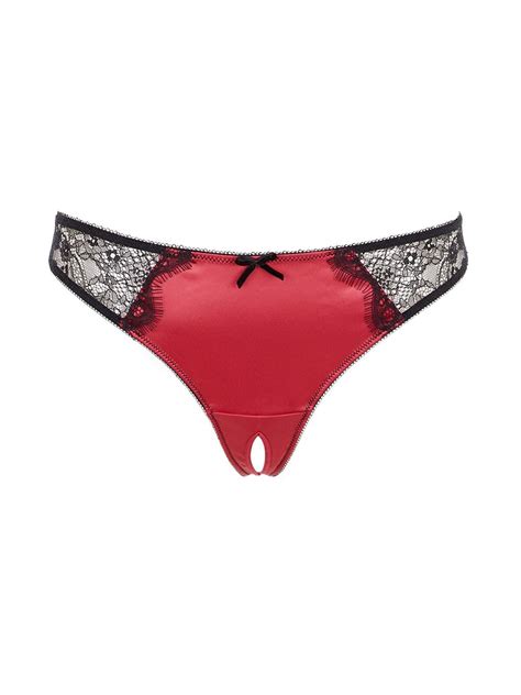 ann summers womens penelope crotchless thong sexy g strings lingerie underwear ebay