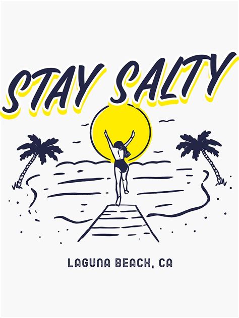 Stay Salty Sticker For Sale By Atomictshirts Redbubble