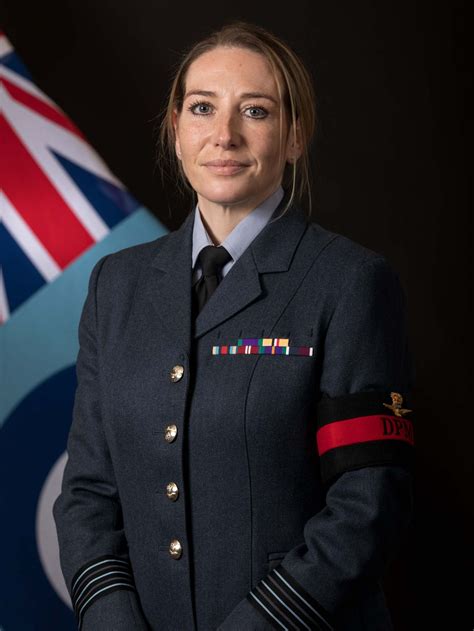 First Female Deputy Provost Marshal Wing Commander Victoria Clarke
