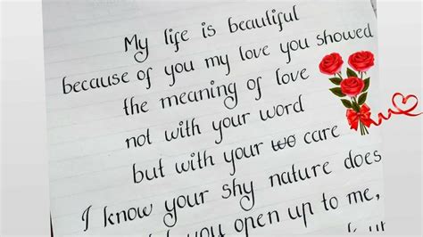 How To Write Beautiful Love Letter In English Easy Love Letter