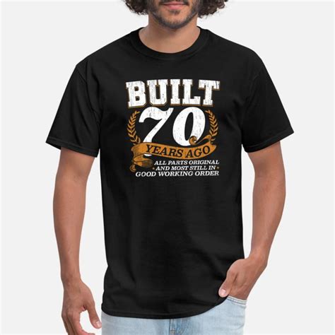 70th Birthday T Shirts Unique Designs Spreadshirt