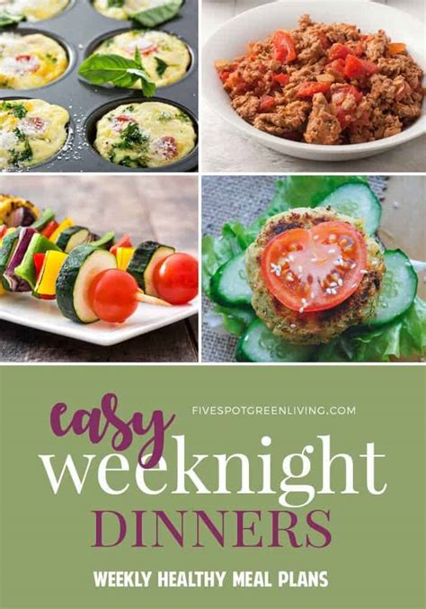 Easy Weeknight Dinners for the Whole Family - Five Spot ...