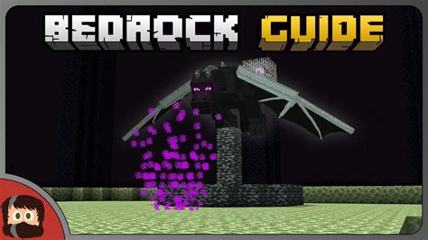How To Fight The Ender Dragon Bedrock Guide S1 Ep17 Tutorial
