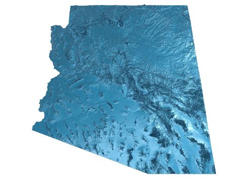Usa Arizona Relief Map 3d Model 3d Printable Cgtrader