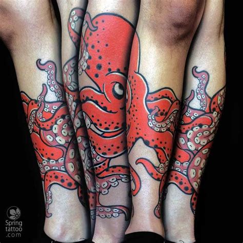 Japanese Octopus Tattoo Spring Tattoo
