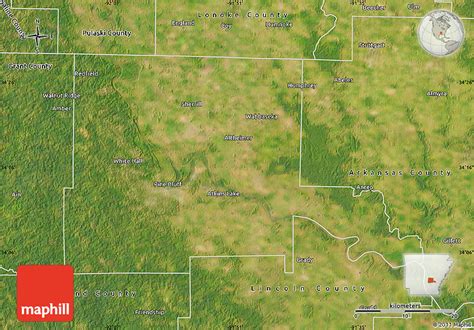 Satellite Map Of Jefferson County