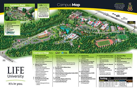 Campus Map Life University A World Leader In Holistic Health And