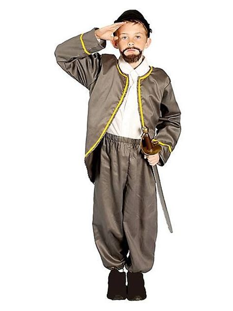 Confederate Solider Kids Costume Ac1143 Soldier Costume Kids