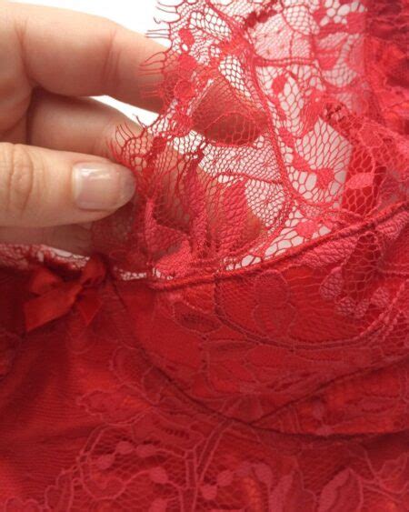 Red Silk Panties Red Lace Panties Lace Brief Red Lingerie
