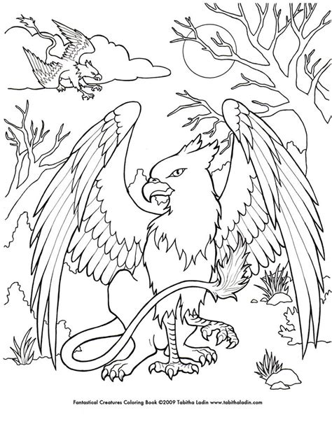 Griffin Coloring Page By Tablynn On Deviantart
