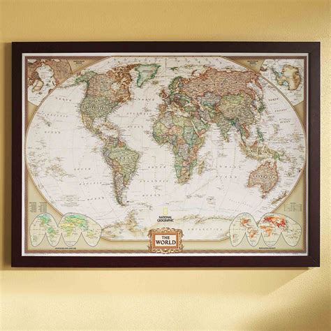 Large Laminated World Maps For Sale Iqs Executive