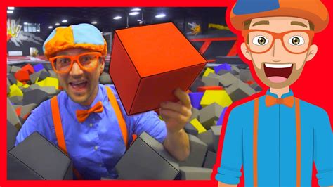 The Trampoline Park With Blippi Learn Colors And More Viyoutube